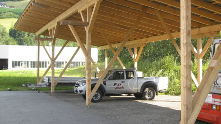 Fundament ohne Flurschaden