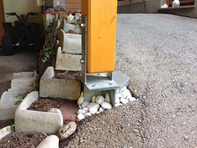 Fundament ohne Flurschaden