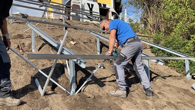 Fundament Photovoltaik Solarenergie